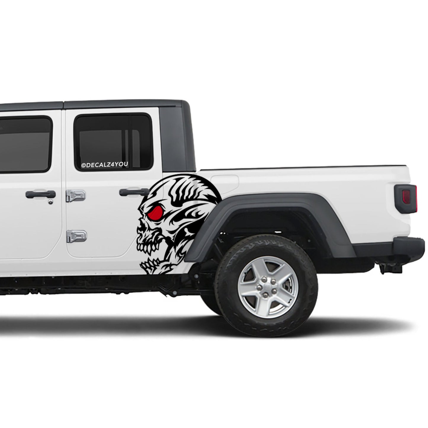 Skull Head Side Graphic Includes Driver & Passenger Gladiator 2020 - Current