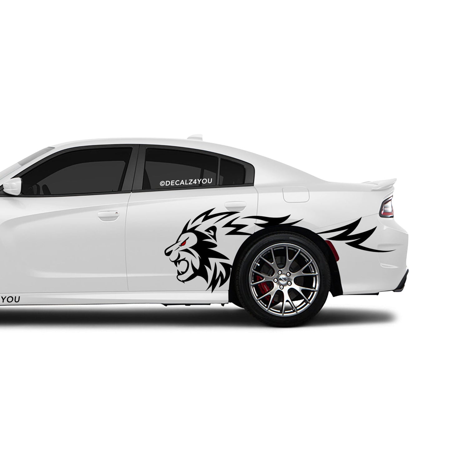 Lion Side Graphic Includes Driver & Passenger Charger 2015 - Current