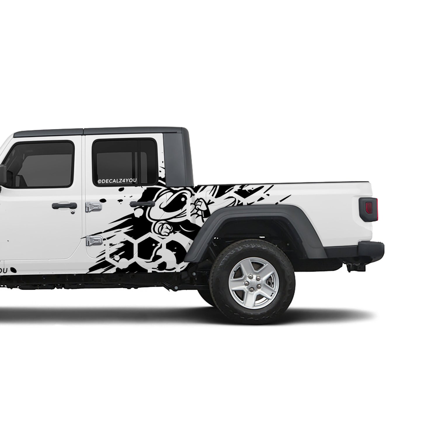 Full Size HoneyComb Bee Side Graphic Includes Driver & Passenger Gladiator 2020 - Current