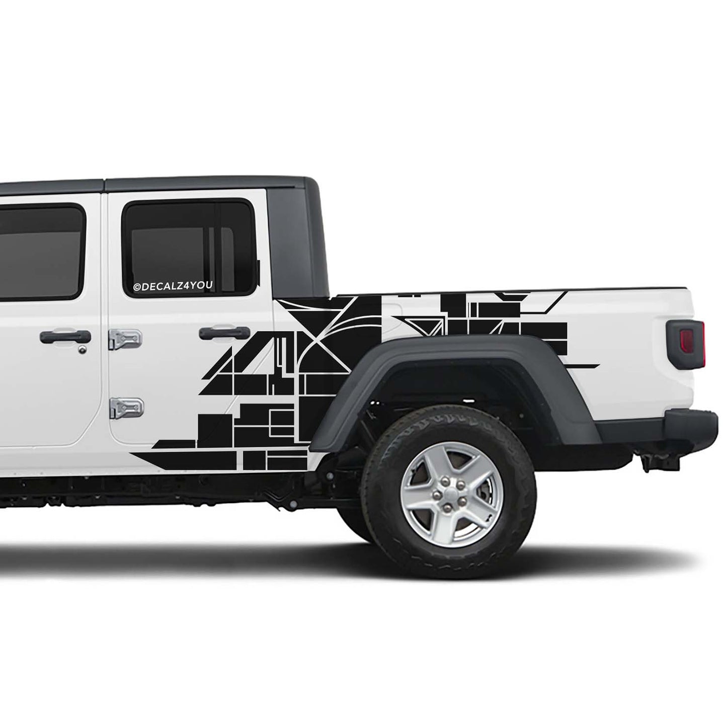 Abstract Design XL Side Graphic Includes Driver & Passenger Gladiator 2020 - Current