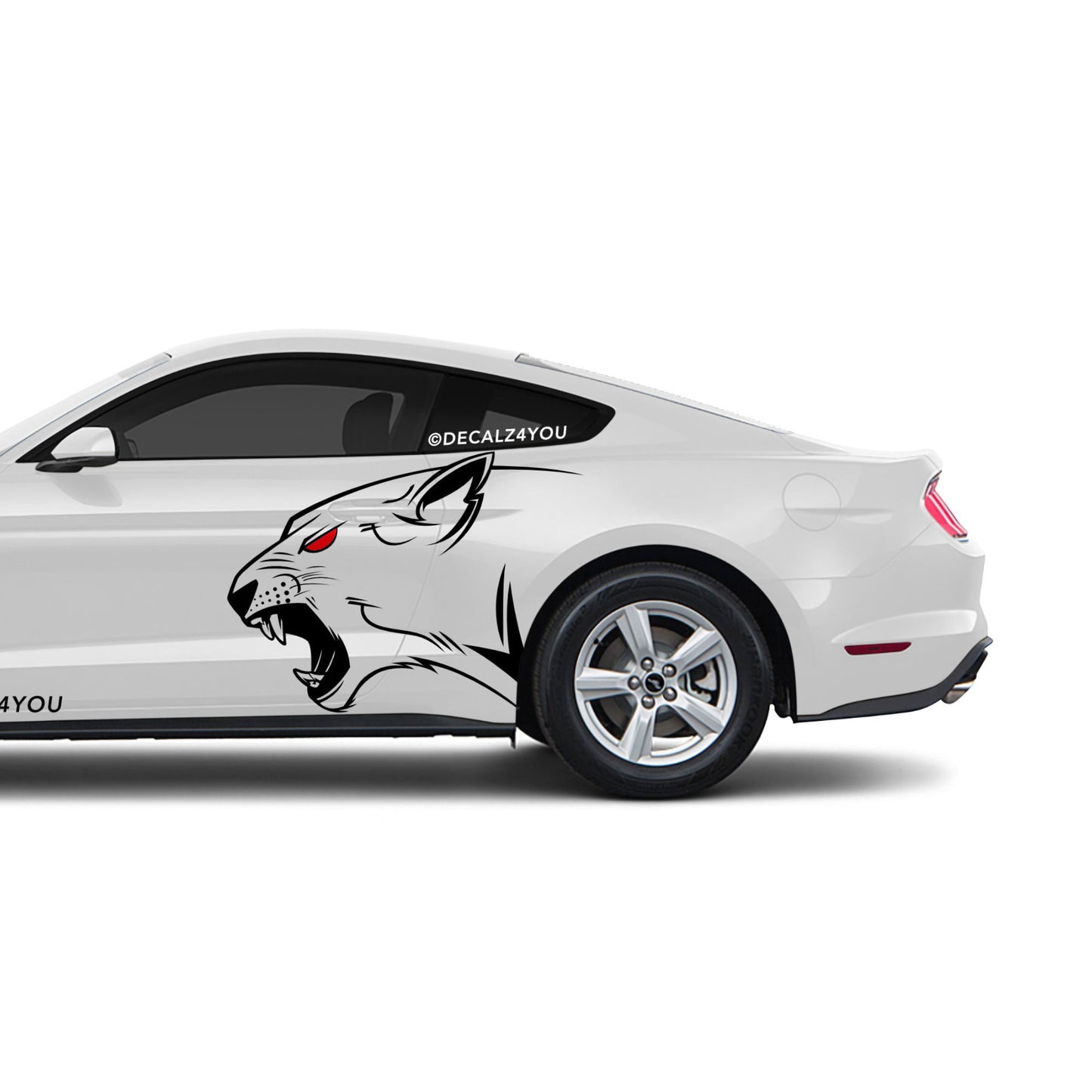 Lioness Side Graphic Includes Driver & Passenger Mustang 2015 - Current