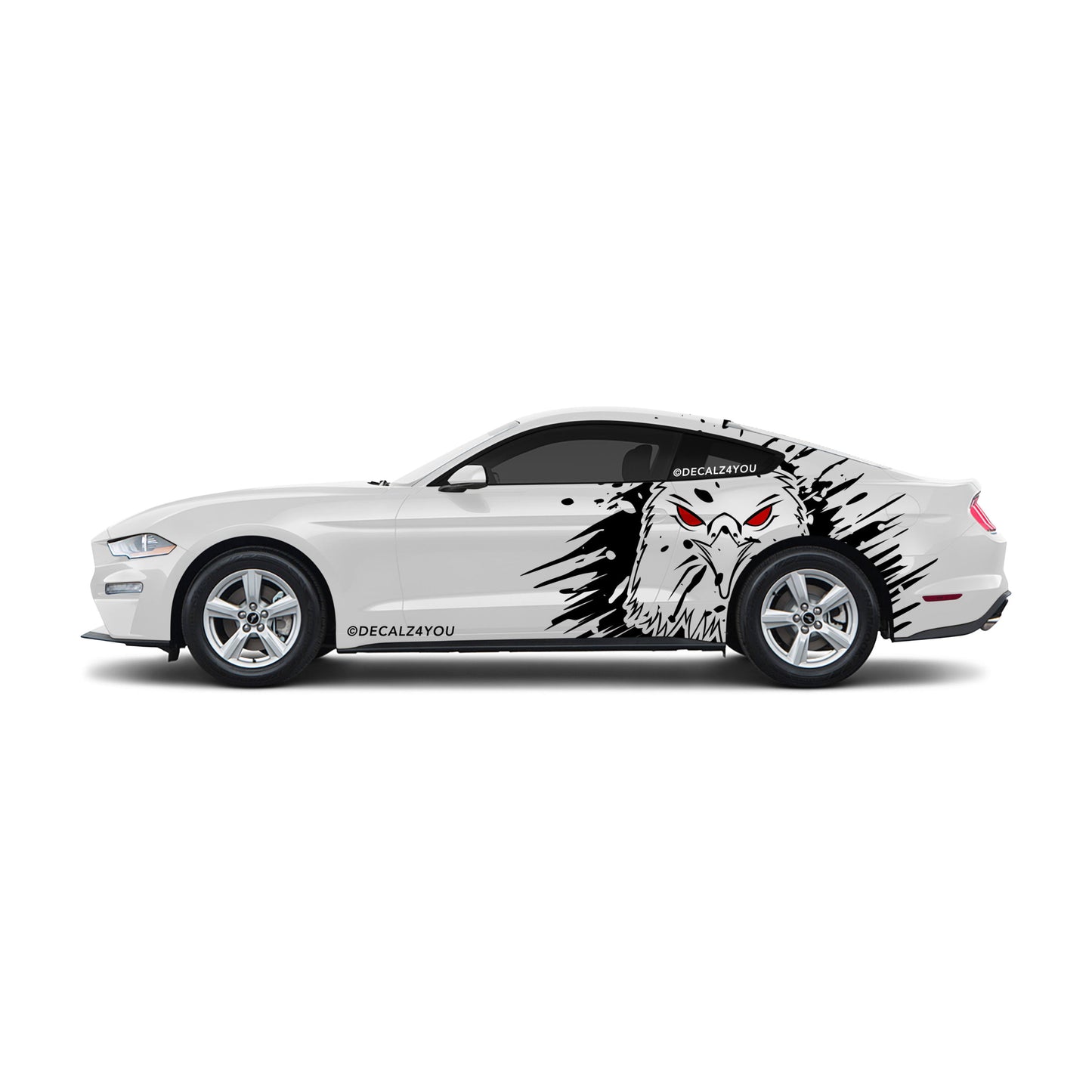 XL Eagle Side Graphic Includes Driver & Passenger Mustang 2015 - Current