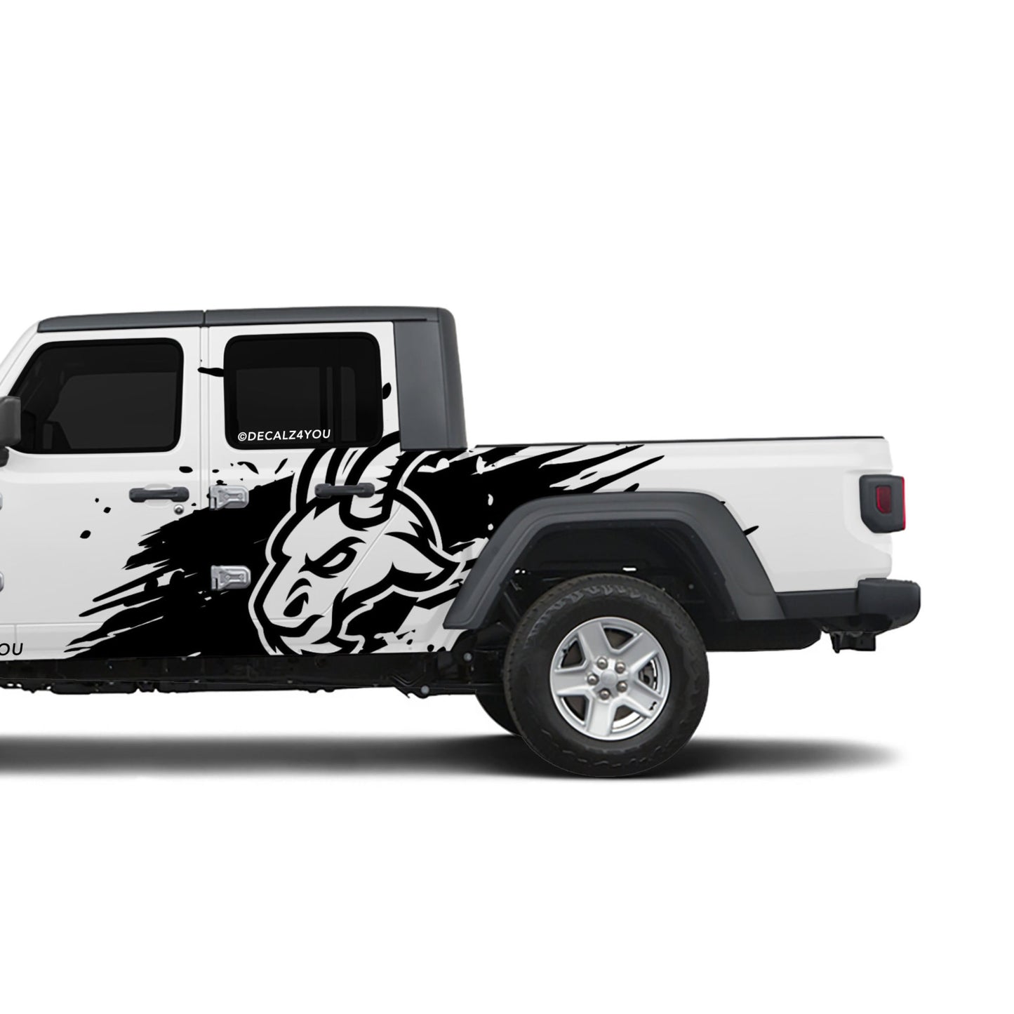 Mean Angry Goat Side Graphic Includes Driver & Passenger Gladiator 2020 - Current