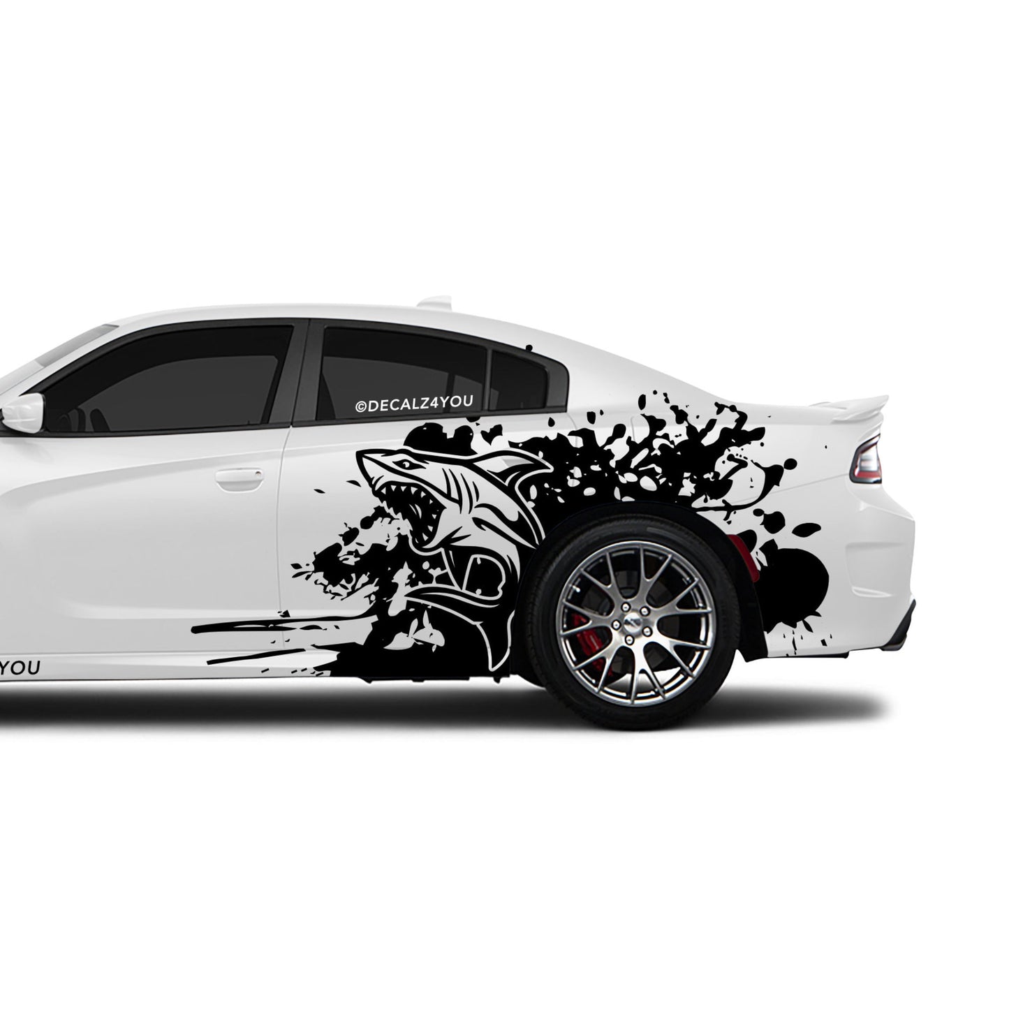 Mean Shark Side Graphic Includes Driver & Passenger Charger 2015 - Current