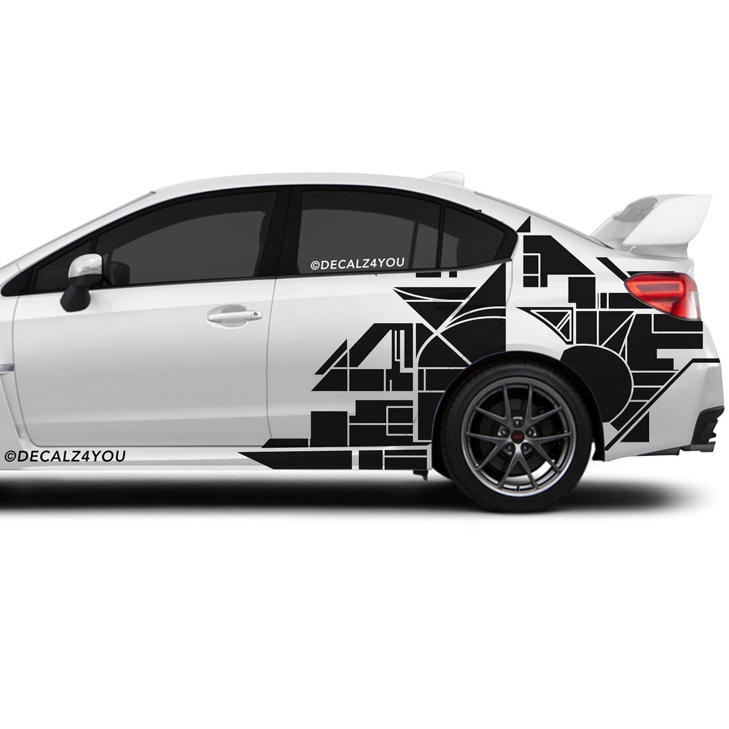 Abstract Design XL Side Graphic Includes Driver & Passenger Impreza WRX 2014 - 2021