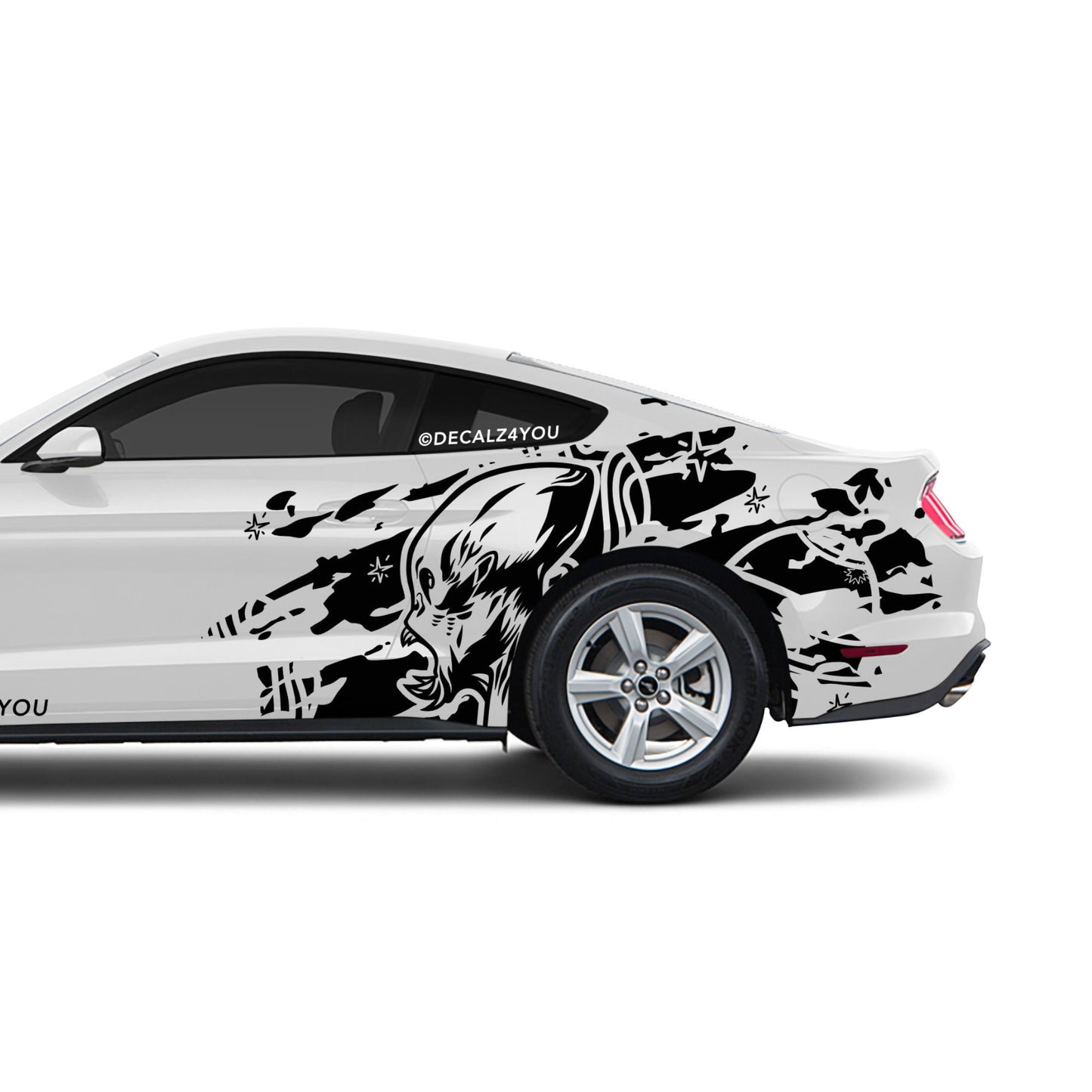 Alien XL  Side Graphic Includes Driver & Passenger Mustang 2015 - Current