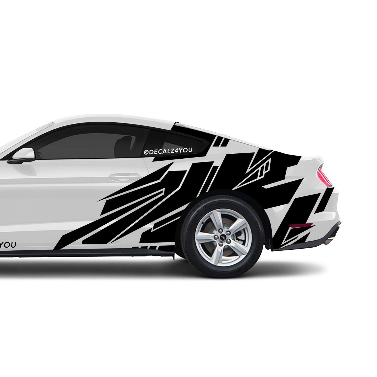 Abstract Large Side Graphic Includes Driver & Passenger Mustang 2015 - Current