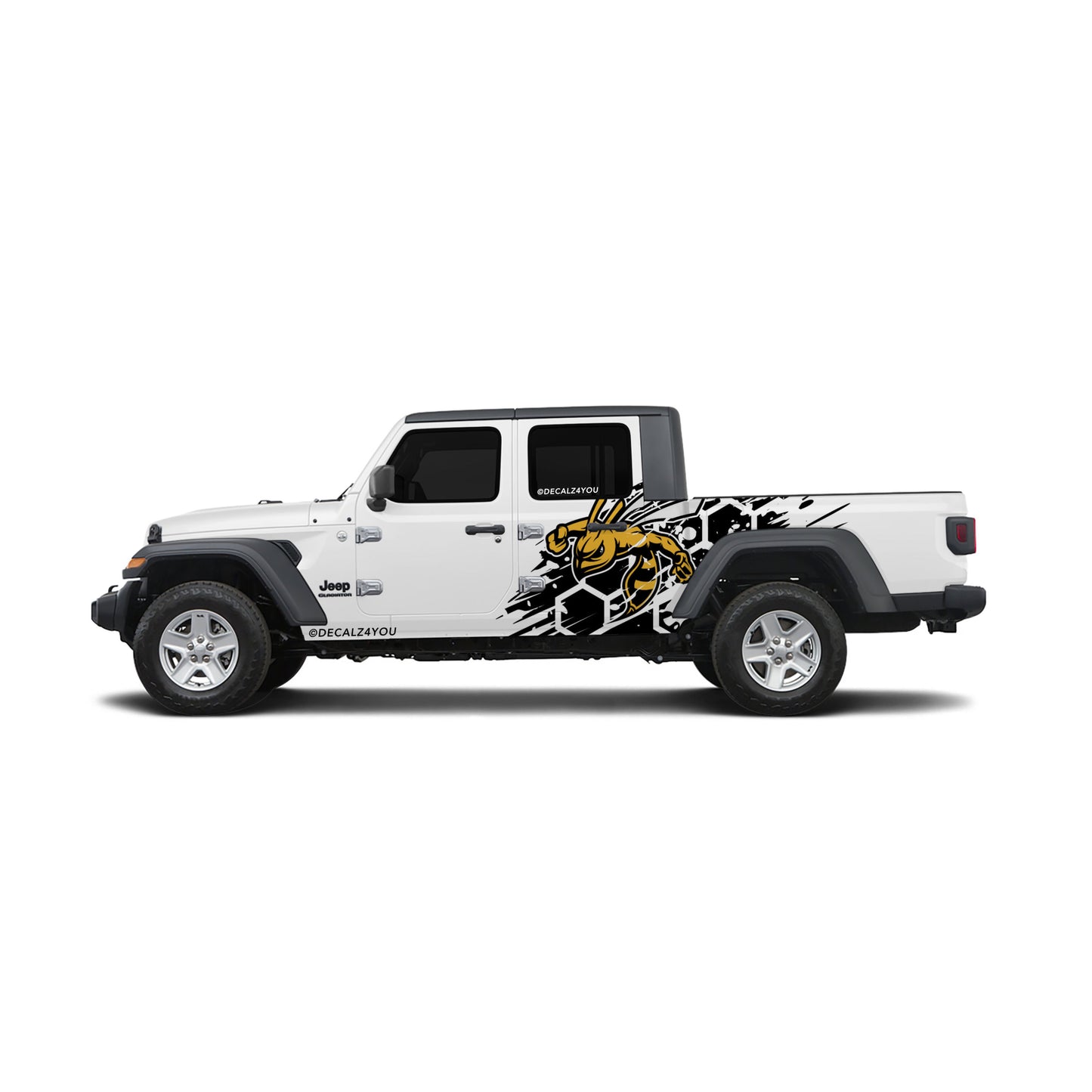 Angry Large Hornet Side Graphic Includes Driver & Passenger Gladiator 2020 - Current