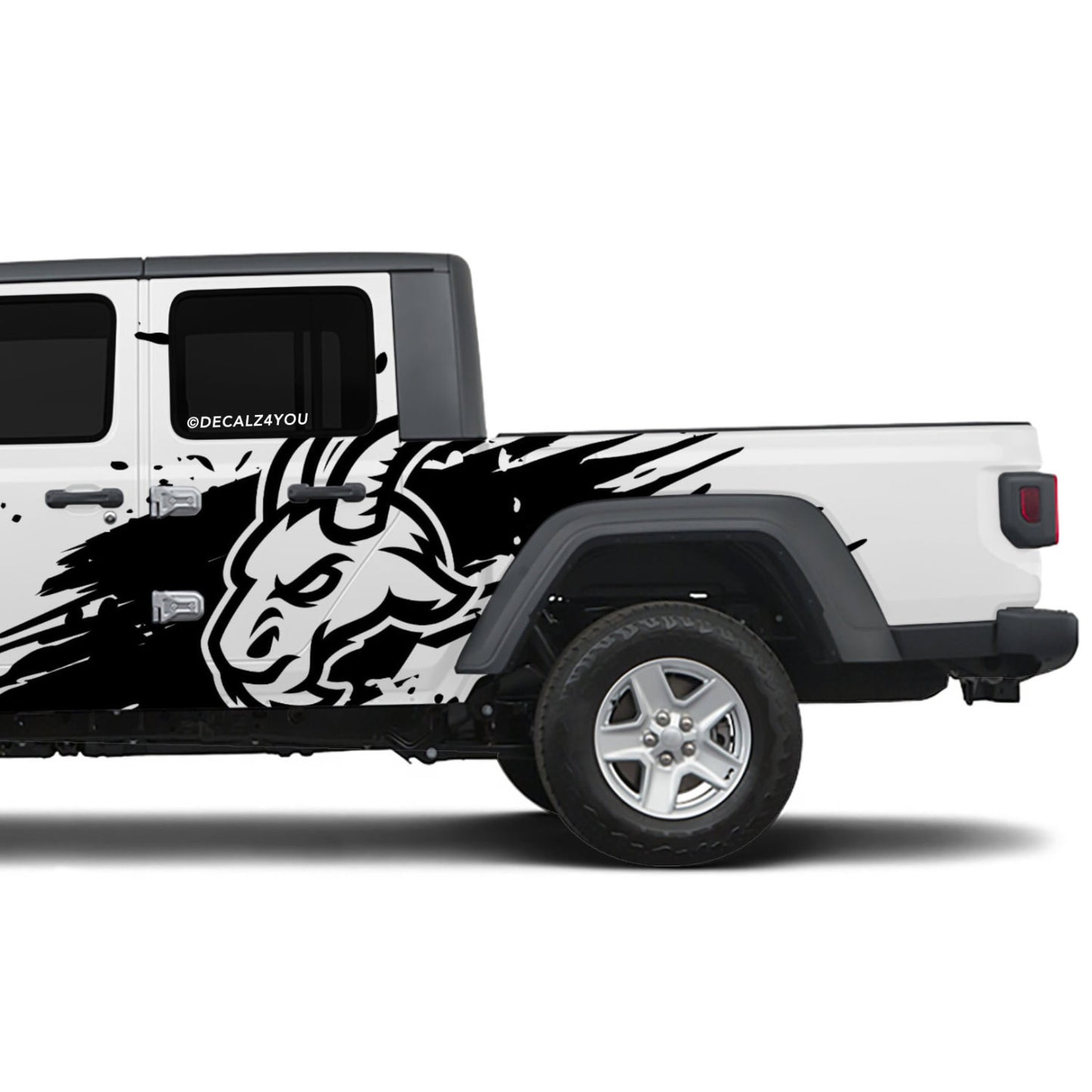Mean Angry Goat Side Graphic Includes Driver & Passenger Gladiator 2020 - Current