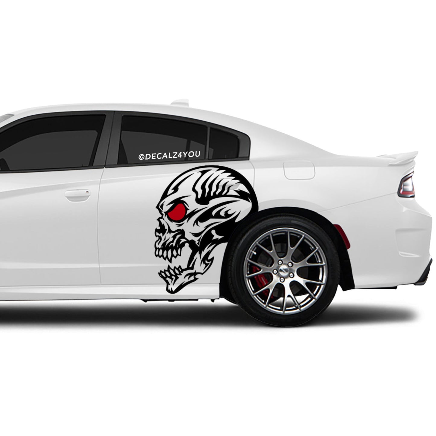 Skull Head Side Graphic Includes Driver & Passenger Charger 2015 - Current