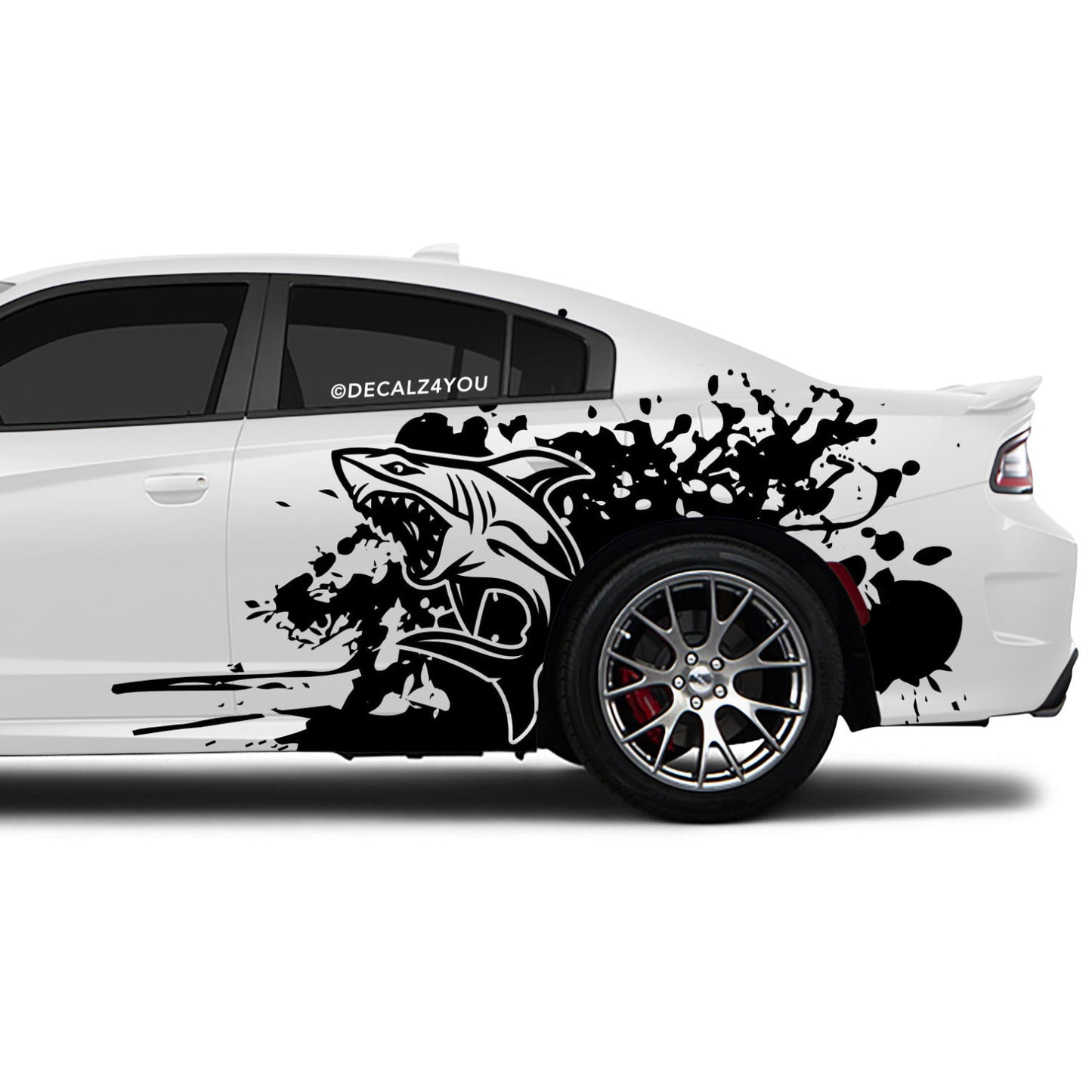 Mean Shark Side Graphic Includes Driver & Passenger Charger 2015 - Current