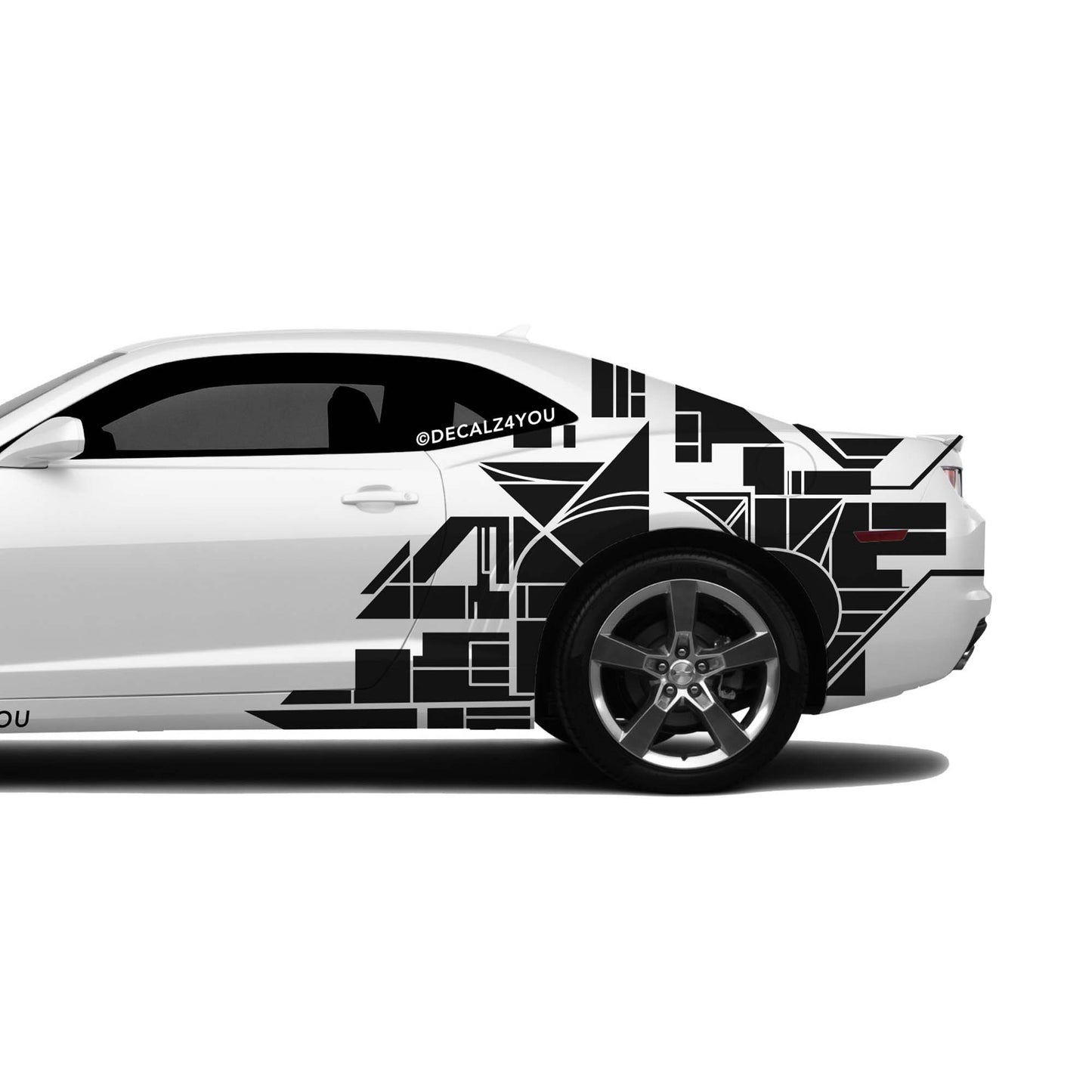 Abstract Design XL  Side Graphic Includes Driver & Passenger Camaro 2010 - 2015