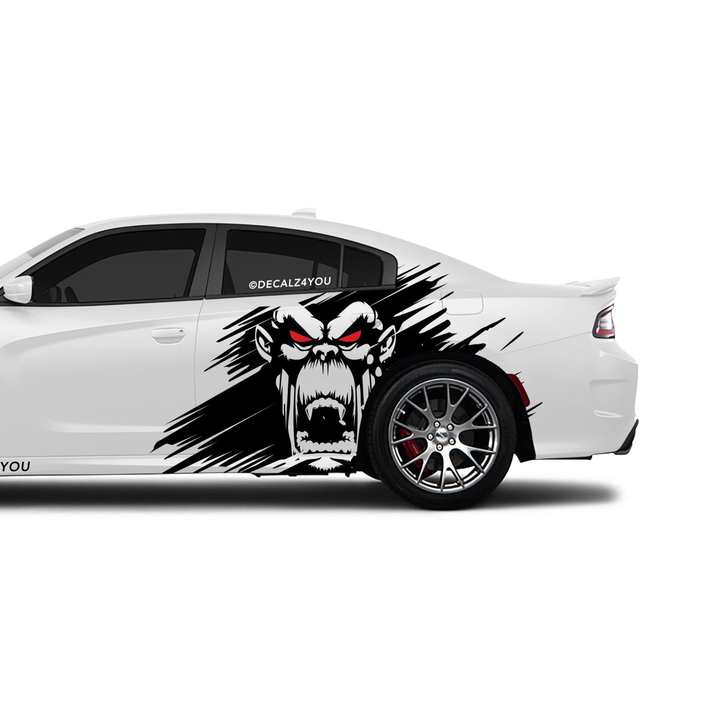 Scary Kong Large Side Graphic Includes Driver & Passenger Charger 2015 - Current