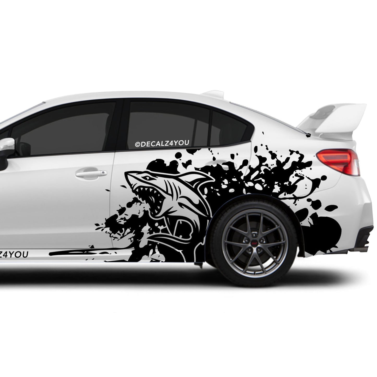 Mean Shark Side Graphic Includes Driver & Passenger Universal