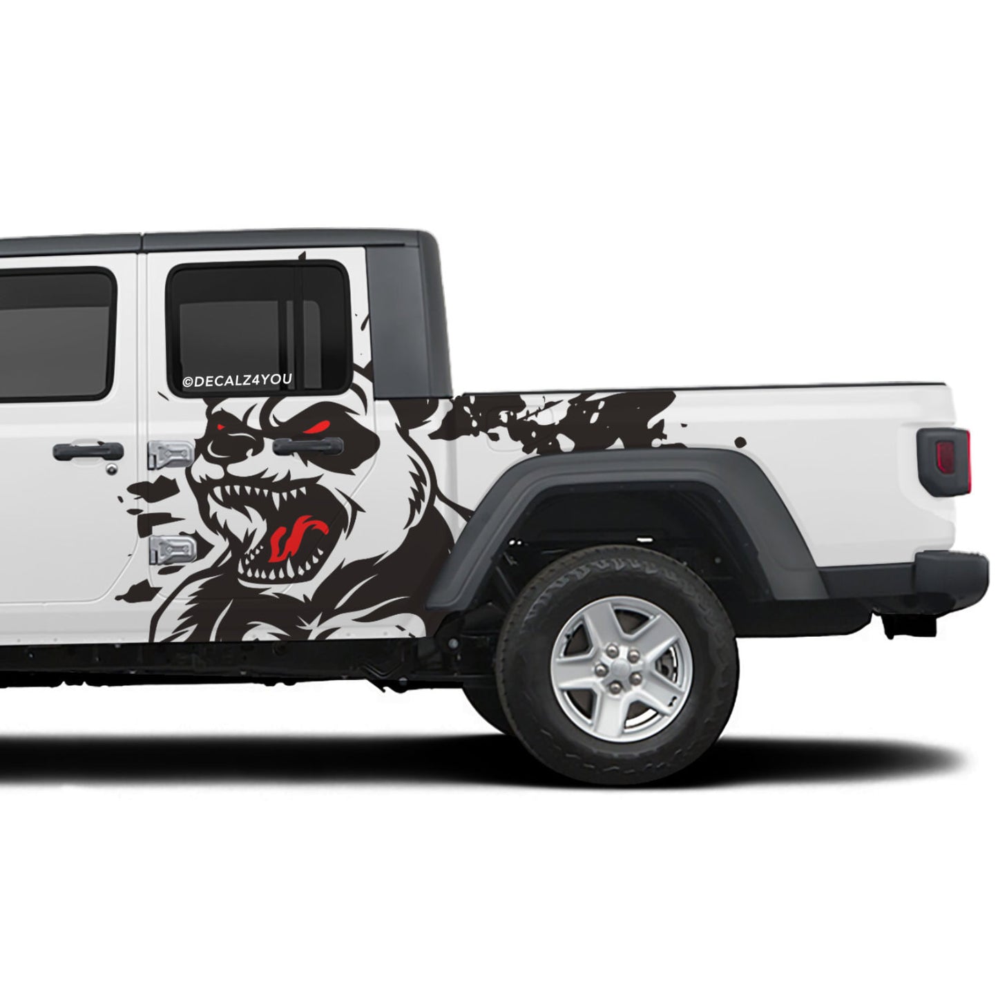 XL Angry Panda Side Graphic Includes Driver & Passenger Gladiator 2020 - Current