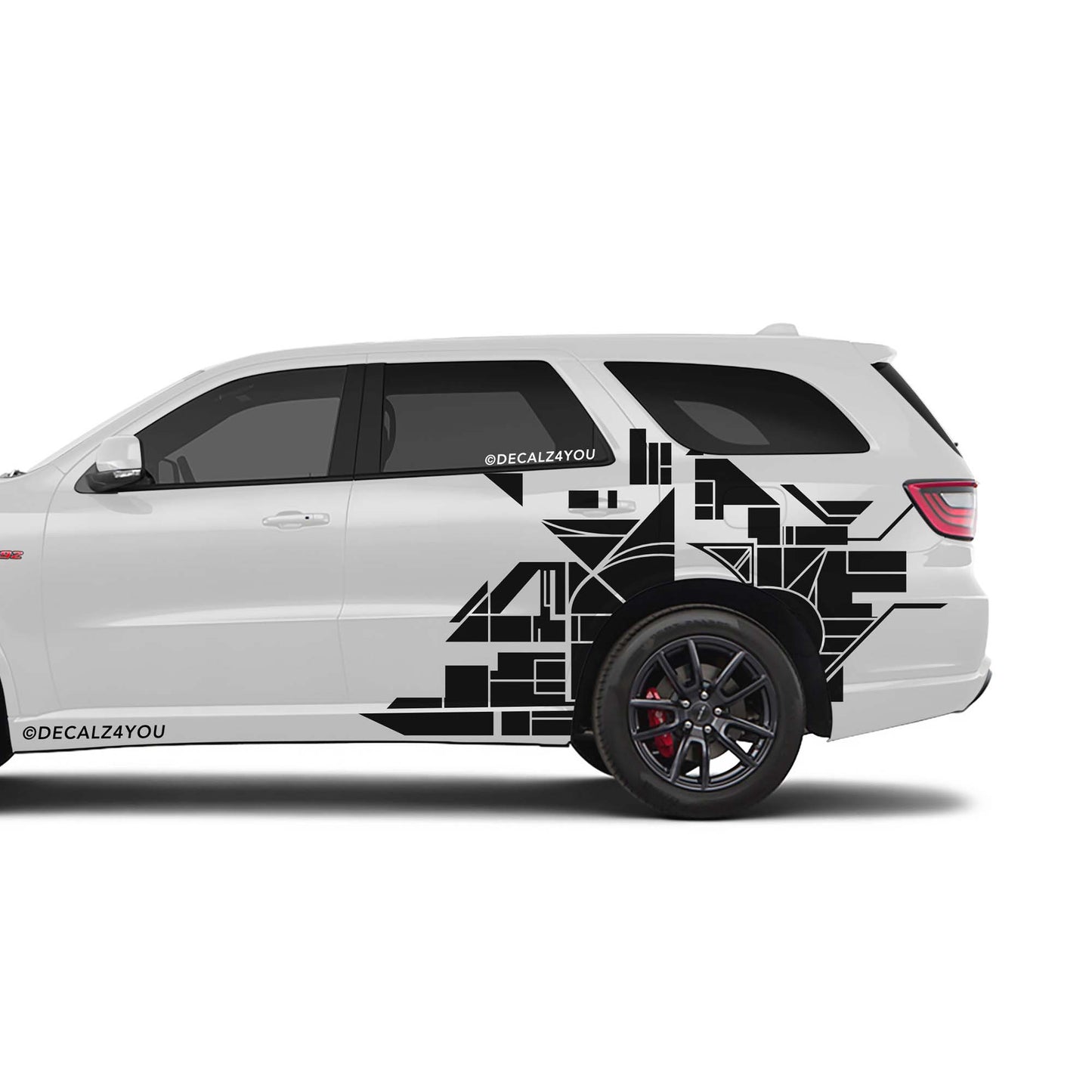 Abstract Design XL Side Graphic Includes Driver & Passenger Durango 2018 - Current