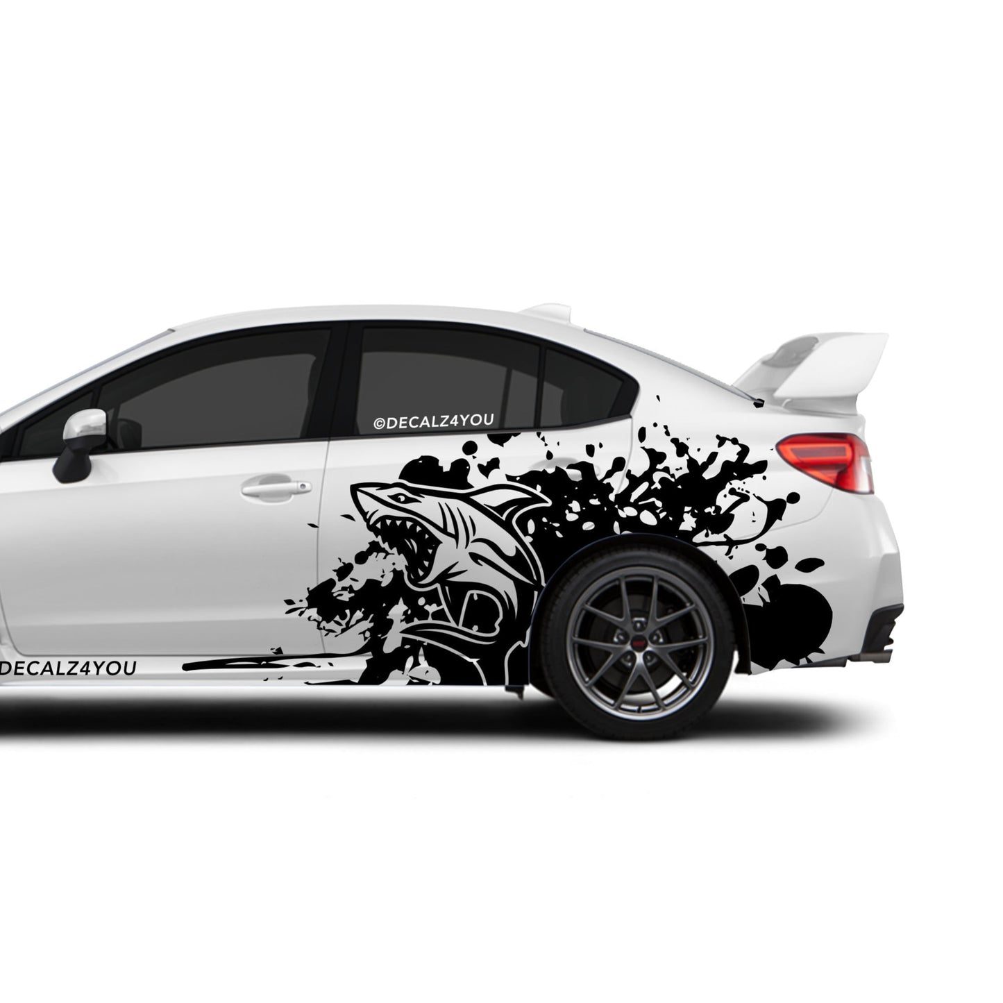 Mean Shark Side Graphic Includes Driver & Passenger Universal
