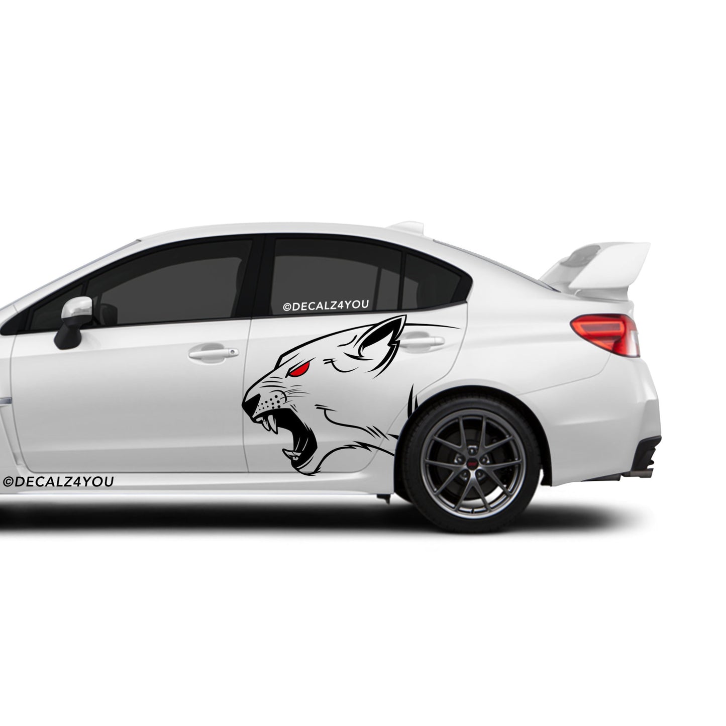 Lioness Side Graphic Includes Driver & Passenger Universal