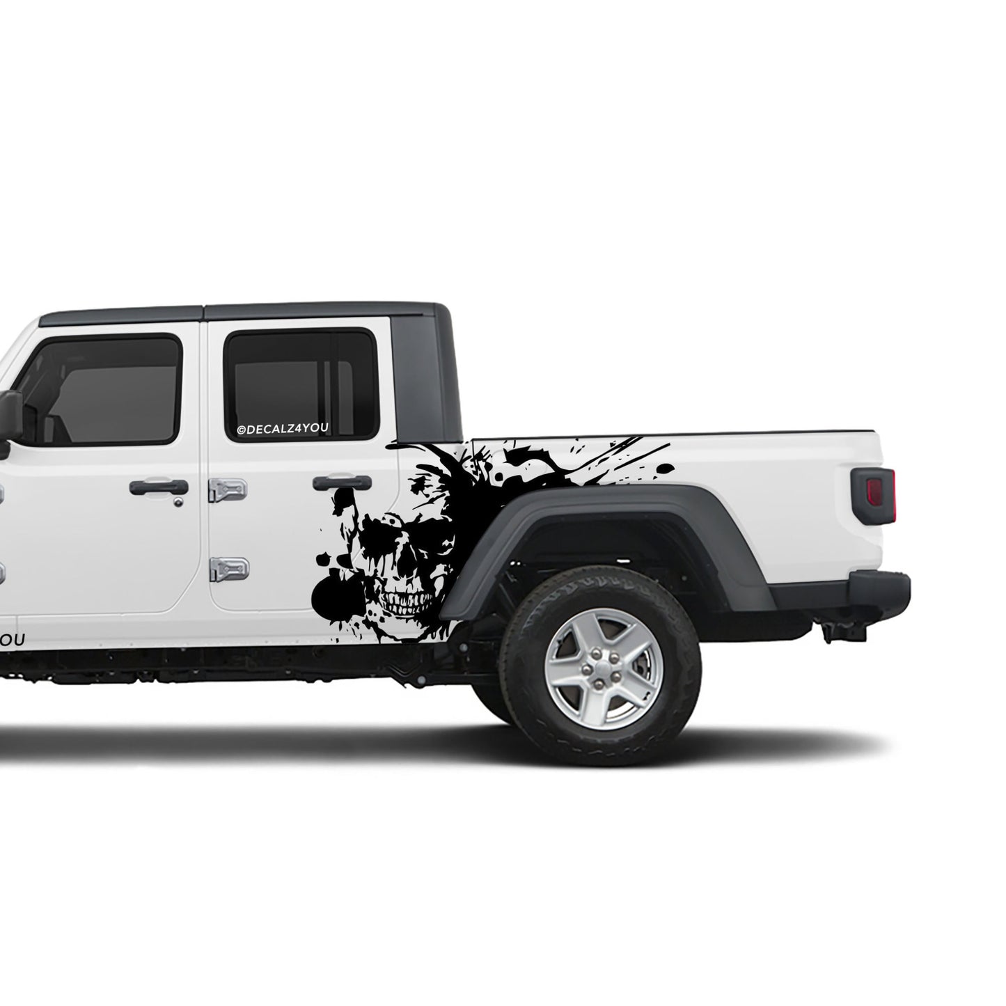 Large Skull Side Graphic Includes Driver & Passenger Gladiator 2020 - Current