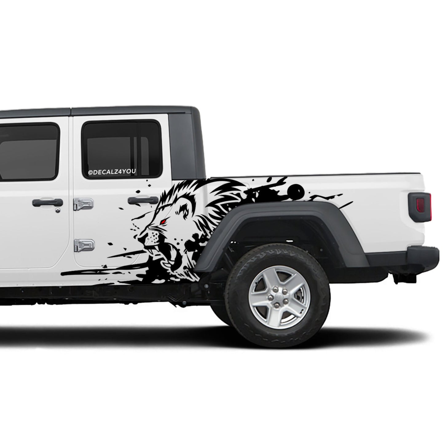 XL Lion Side Graphic Includes Driver & Passenger Gladiator 2020 - Current