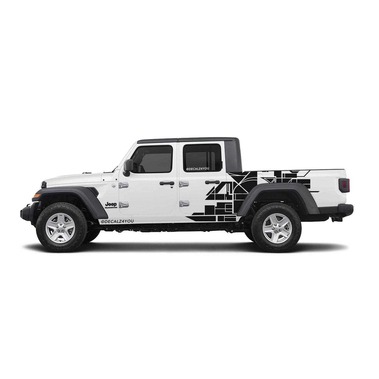 Abstract Design XL Side Graphic Includes Driver & Passenger Gladiator 2020 - Current