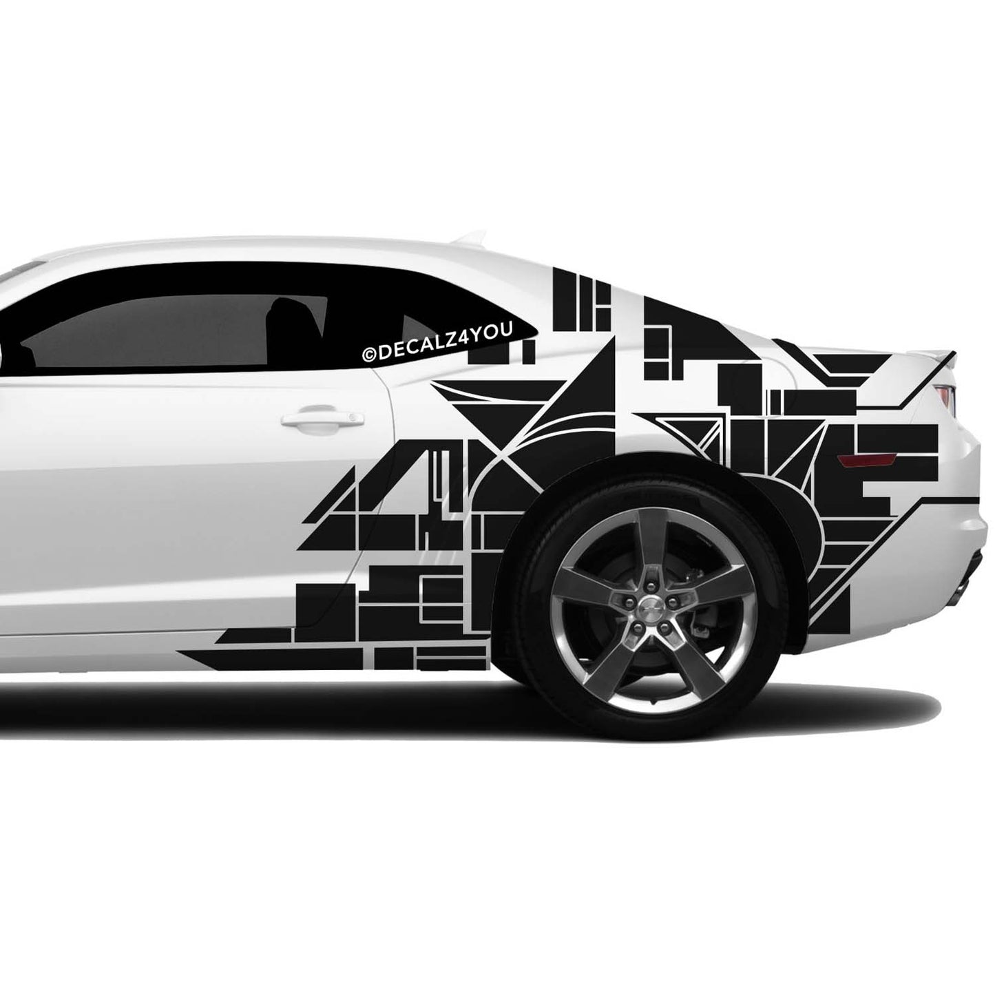 Abstract Design XL Side Graphic Includes Driver & Passenger Camaro 2010 - 2015
