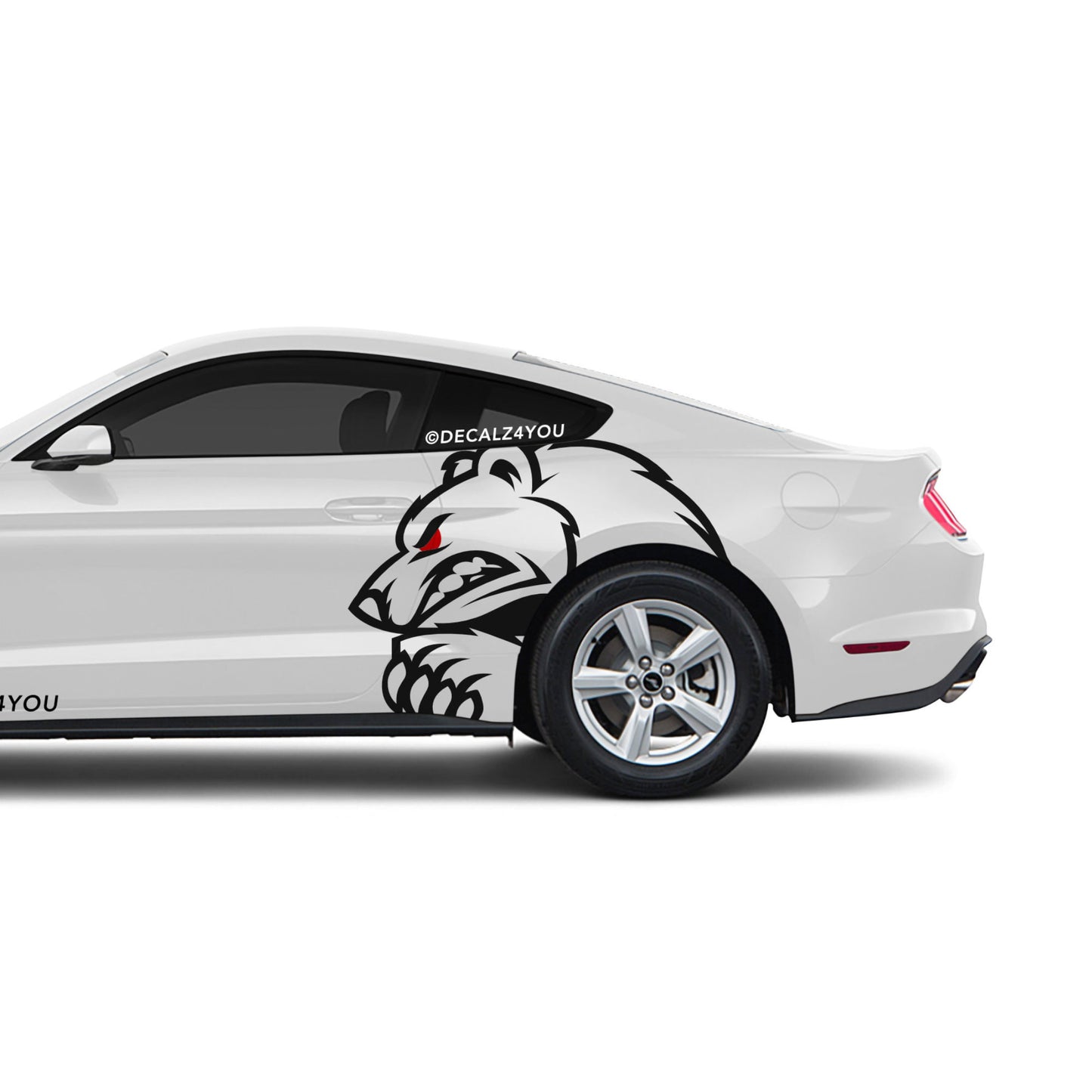 XL Grizzly Side Graphic Includes Driver & Passenger Mustang 2015 - Current