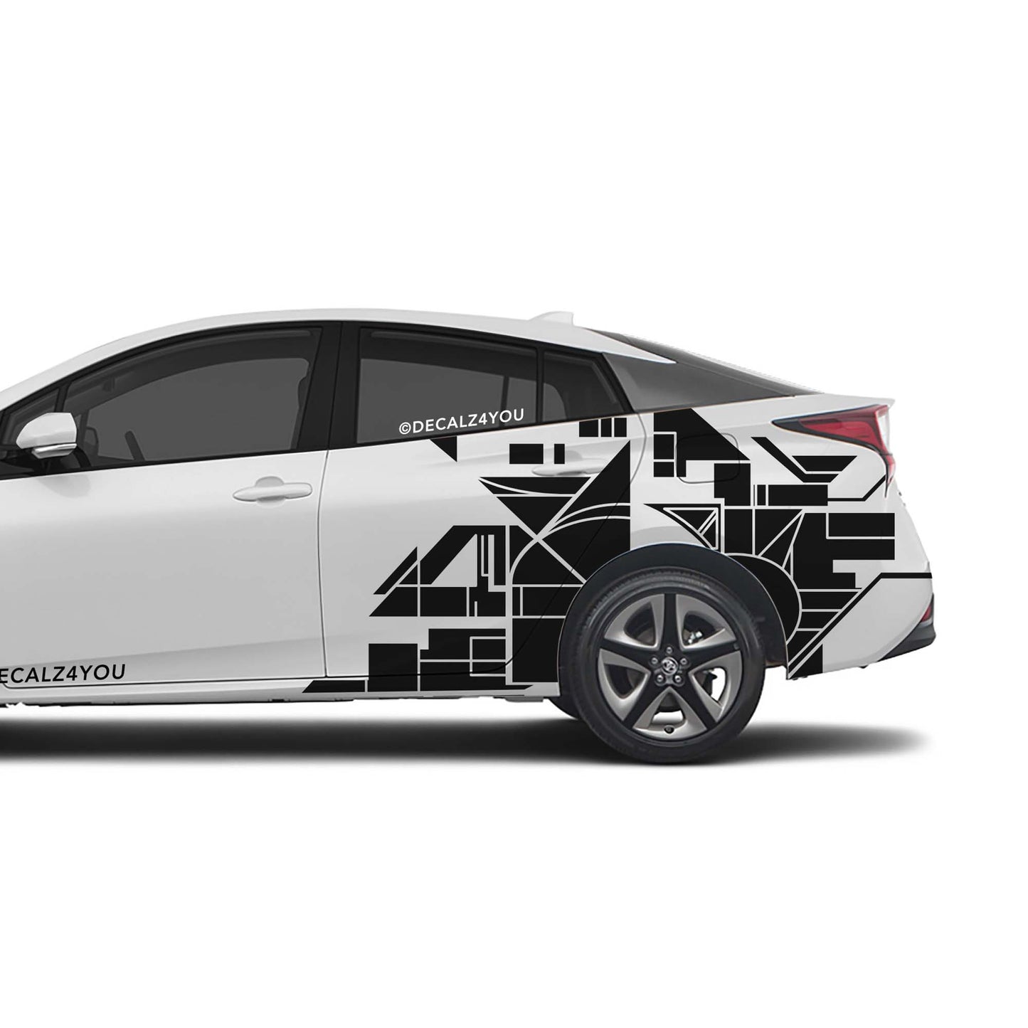 Abstract Design XL Side Graphic Includes Driver & Passenger Prius 2016 - 2022