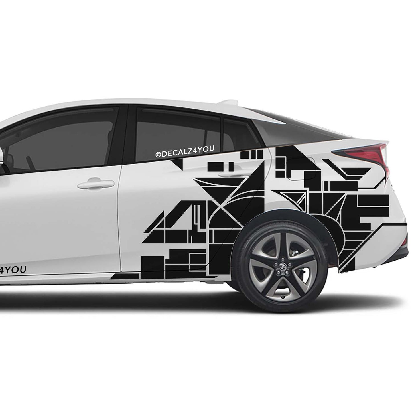 Abstract Design XL Side Graphic Includes Driver & Passenger Prius 2016 - 2022
