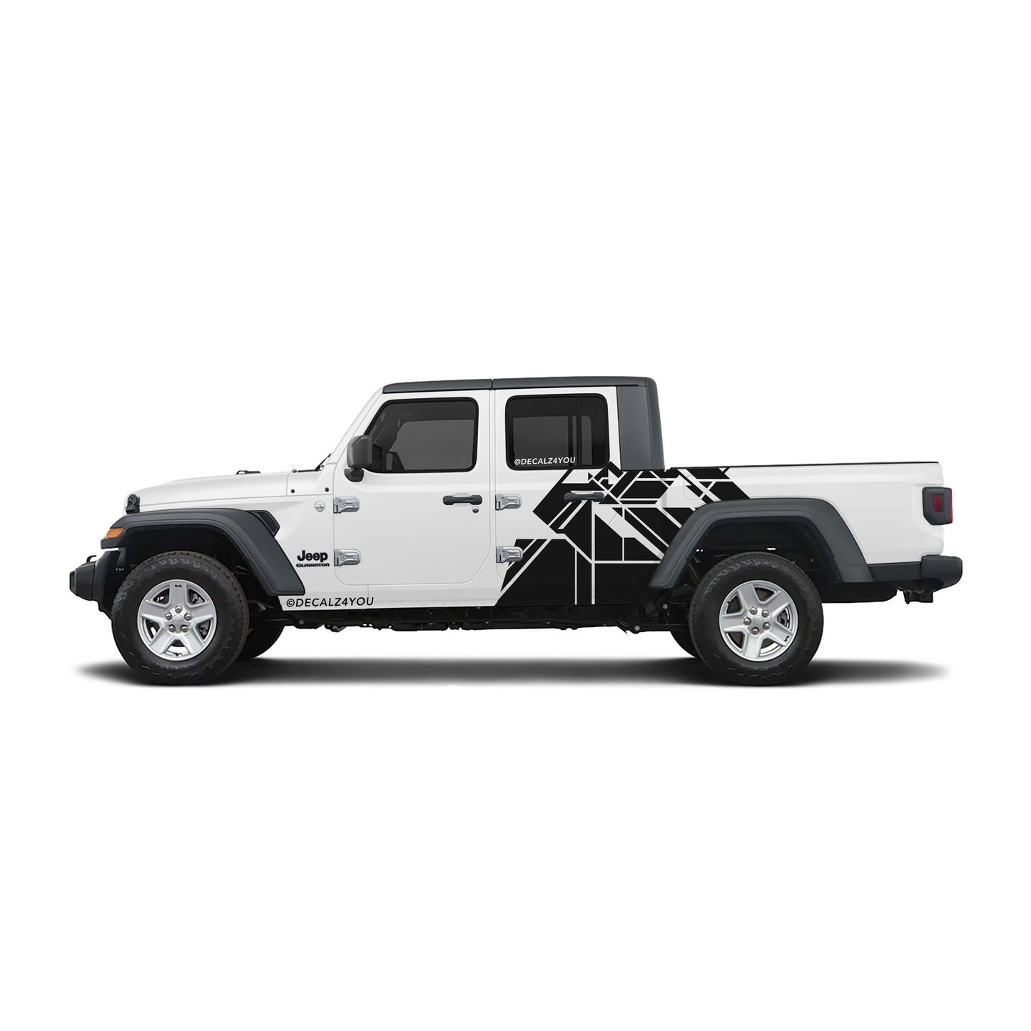 Abstract XL Side Graphic Includes driver & Passenger Gladiator 2020 -  Current