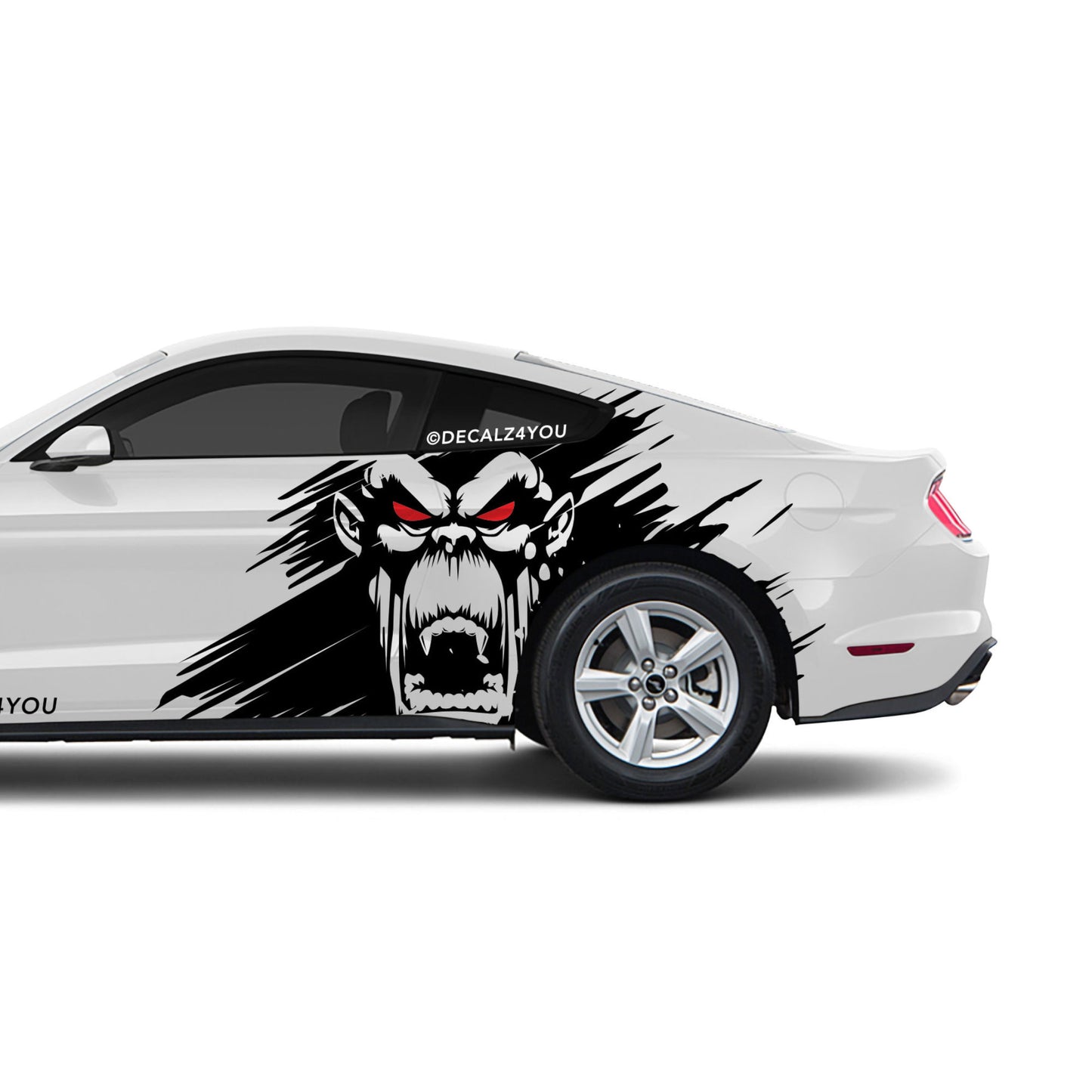 Scary Kong Large Side Graphic Includes Driver & Passenger Mustang 2015 - Current