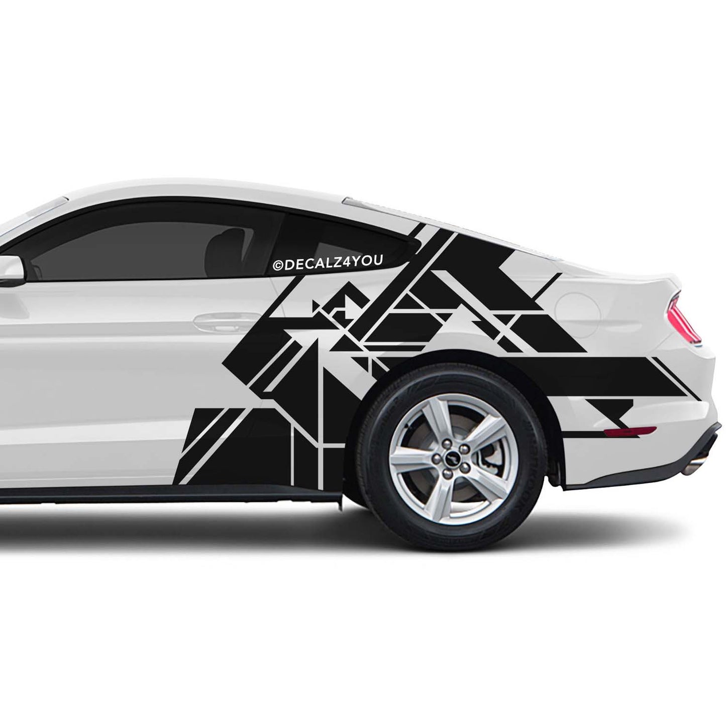 Abstract XL Side Graphic Includes Driver & Passenger Mustang 2015 - Current