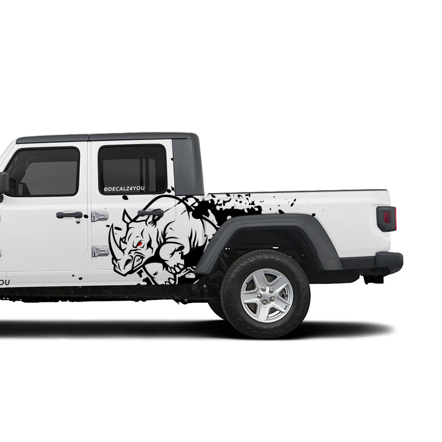 Angry Rhino Side Graphic Includes Driver & Passenger Gladiator 2020 - Current