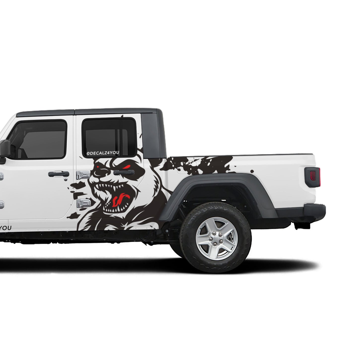 XL Angry Panda Side Graphic Includes Driver & Passenger Gladiator 2020 - Current