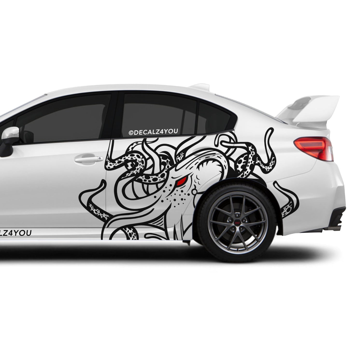 Large Kraken Side Graphic Includes Driver & Passenger Universal