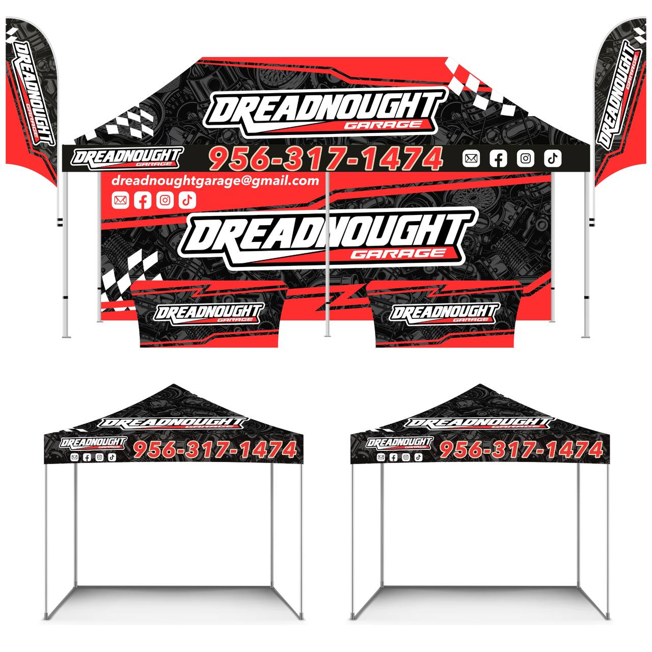 10ft x 20ft Custom Canopy