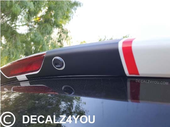 Dual 10" Racing Stripes No Hood Scoop (PRE-CUT) Durango 2014-2025.