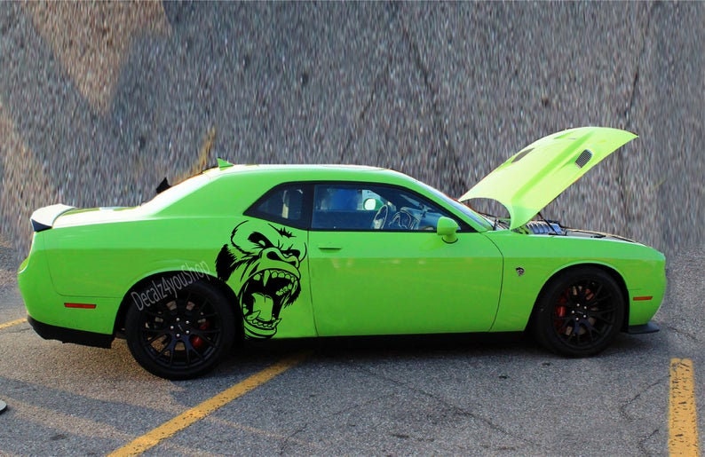 Angry Gorilla Kong Graphic- INCLUDES Both Sides.