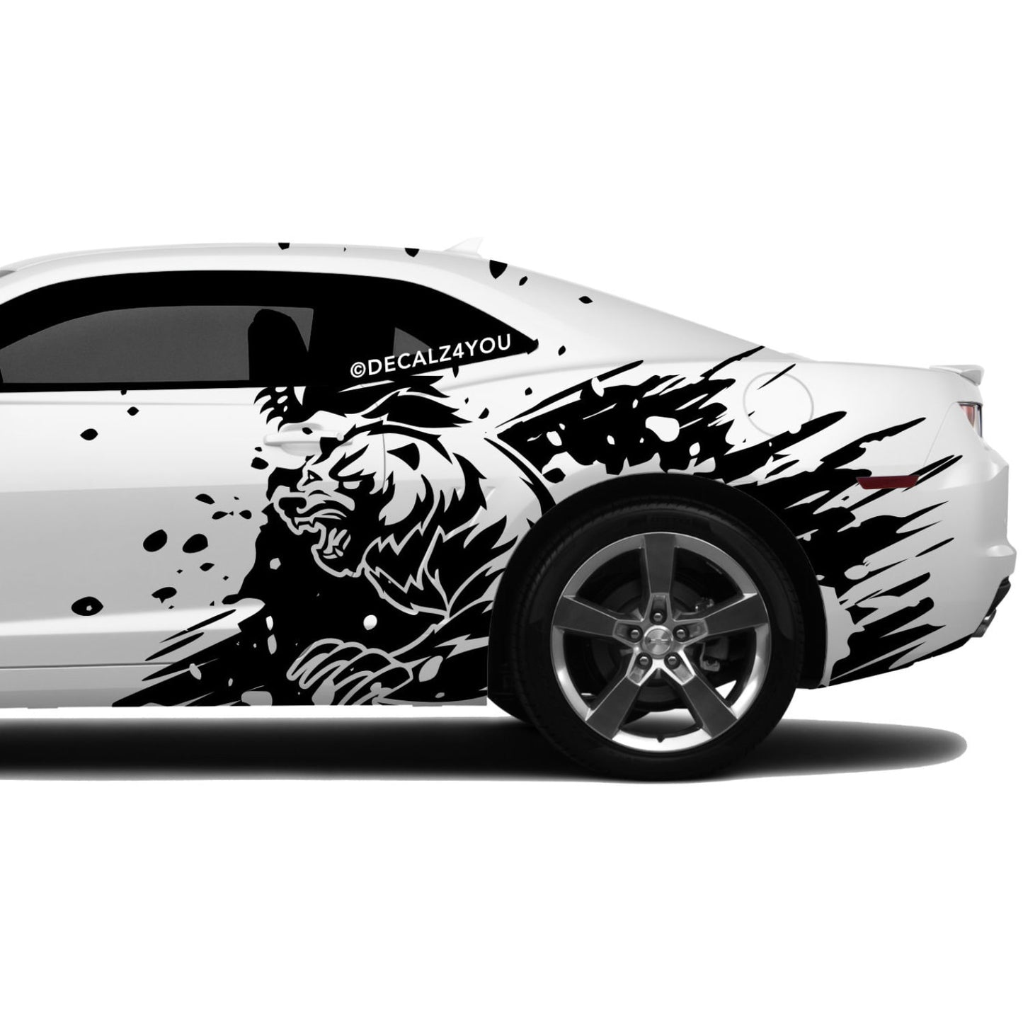 Angry Grizzly Side Graphic Includes Driver & Passenger Camaro 2010 - 2015