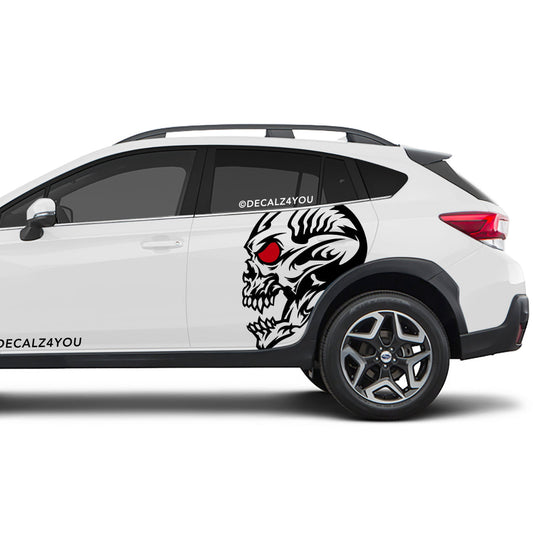 Skull Head Side Graphic Includes Driver & Passenger Crosstrek 2018 - 2020