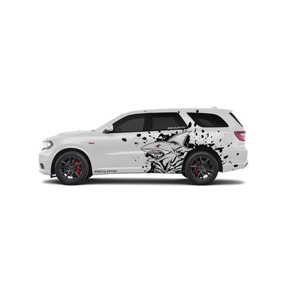 XL Angry Shark Side Graphic Includes Driver & Passenger Durango 2018 - Current