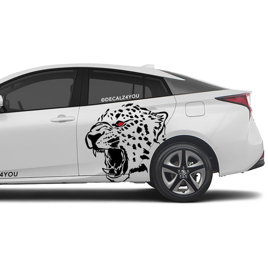 Cheetah Side Graphic Includes Driver & Passenger Prius 2016 - 2022