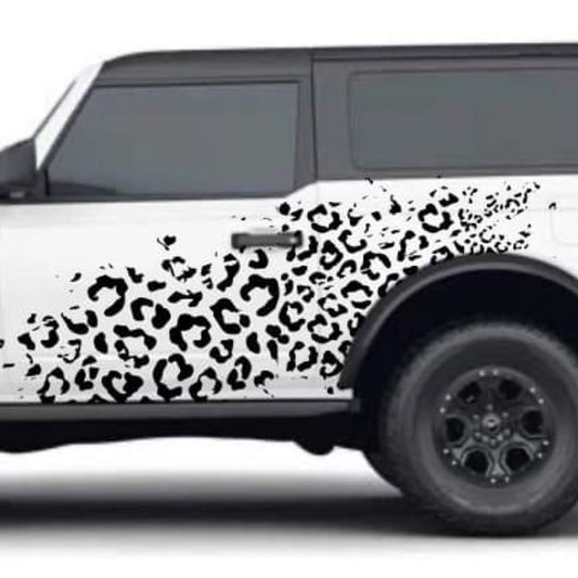 Bronco leopard Print graphics