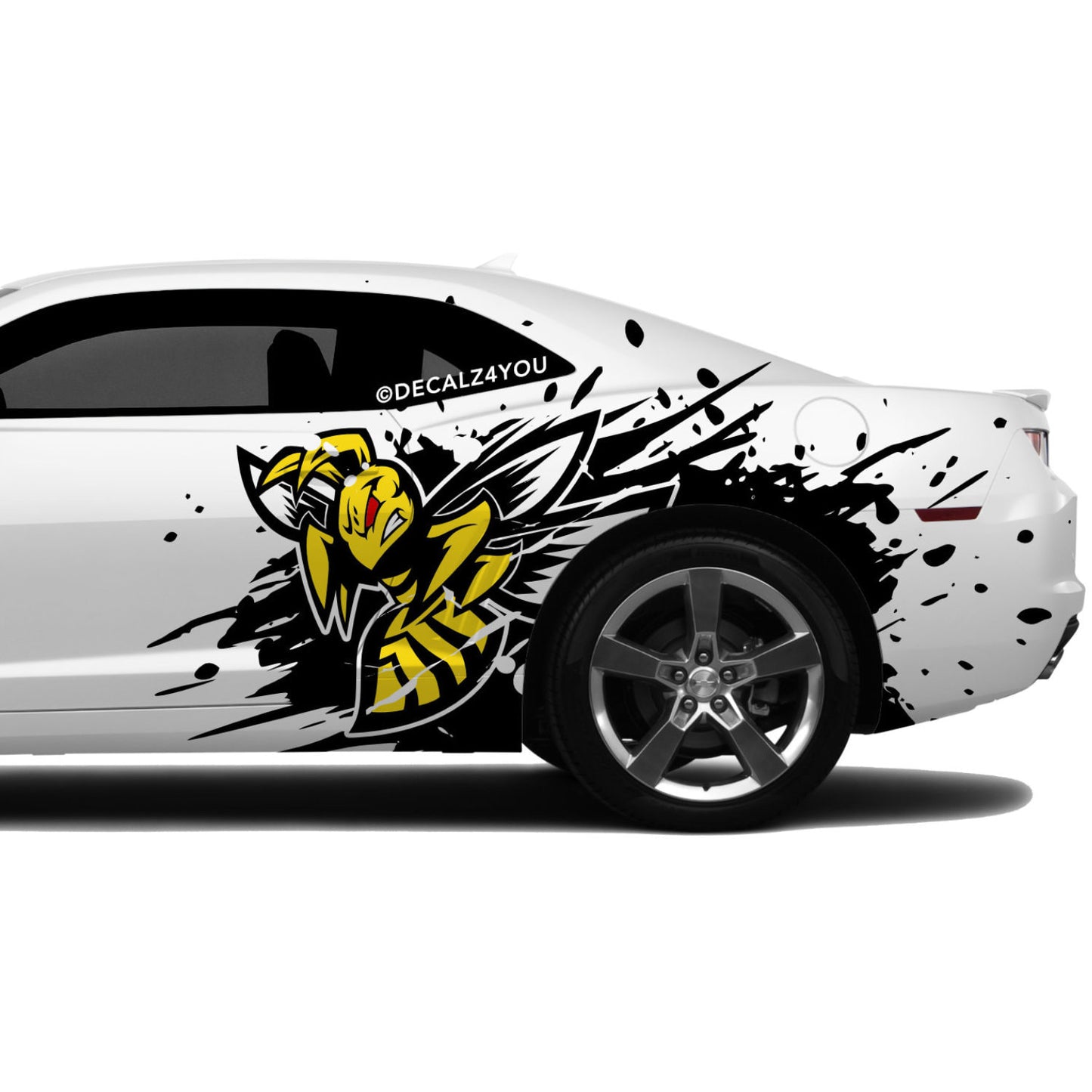 Angry Flying Hornet Side Graphic Includes Driver & Passenger Camaro 2010 - 2015