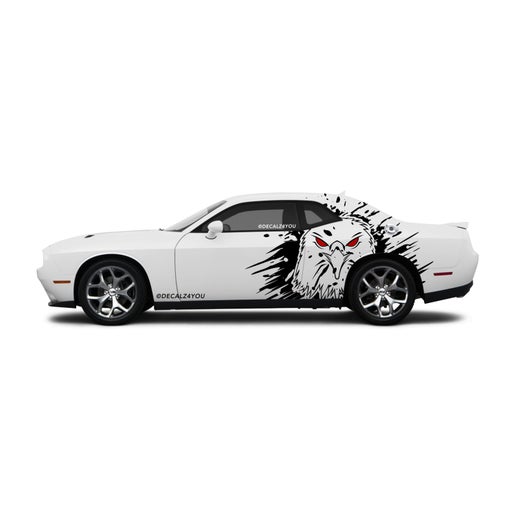 XL Eagle Side Graphic Includes Driver & Passenger Challenger 2008 - Current.