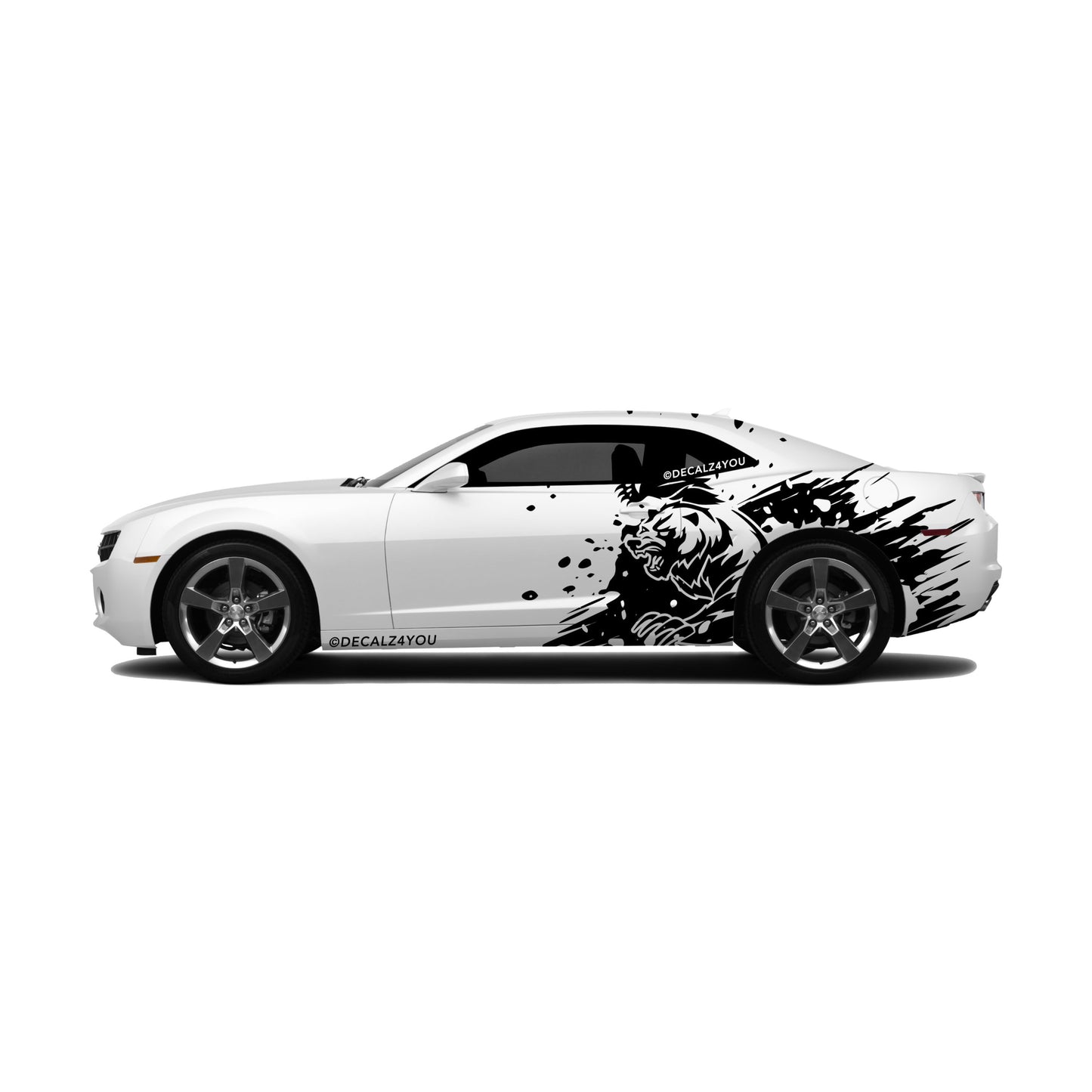 Angry Grizzly Side Graphic Includes Driver & Passenger Camaro 2010 - 2015