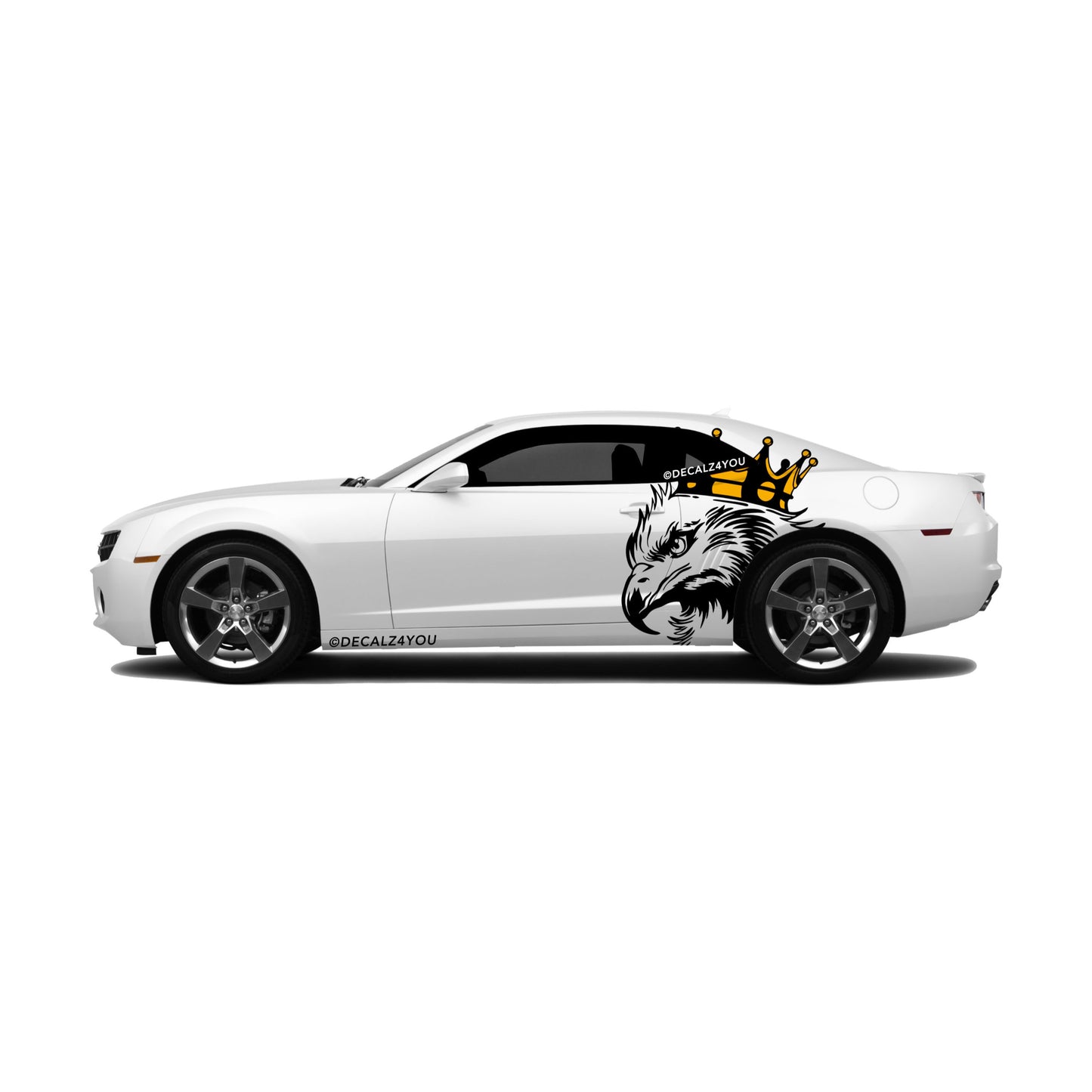 Large King Eagle Head Side Graphic Includes Driver & Passenger Camaro 2010 - 2015