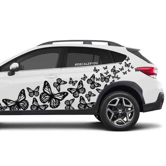 Beautiful Butterflies Side Graphic Includes Driver & Passenger Crosstrek 2018 - 2020