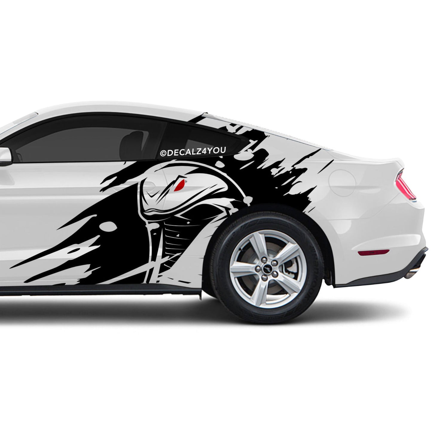 XL Snake Side Graphic Includes Driver & Passenger Mustang 2015 - Current