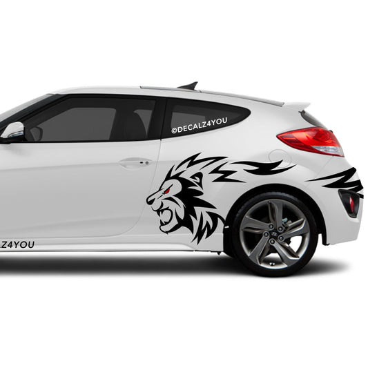 Lion Side Graphic Includes Driver & Passenger Veloster 2019 - Current